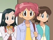 Yayoi with Natsumi and Satsuki.