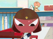 Tumblr m6ptxgz5dm1rzexx7o1 500.gif (651 KB) Giroro wearing a strawhat