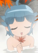 Momoka in the hot springs