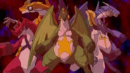 The Keroro Platoon as the Five Dragon Warriors.