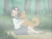 Young Akina playing with a time traveling Dez.