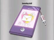 Pururu's phone, with a syringe needle keychain, as shown on anime episode 262a