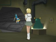 Entrance to the hidden control room of the Legendary Space Ship Side Six.