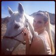 Kesha with Mariah the Horse