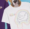 Kesha's Weird & Wonderful Rainbow Ride Skull Outline Tee