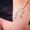 Narwhal tattoo