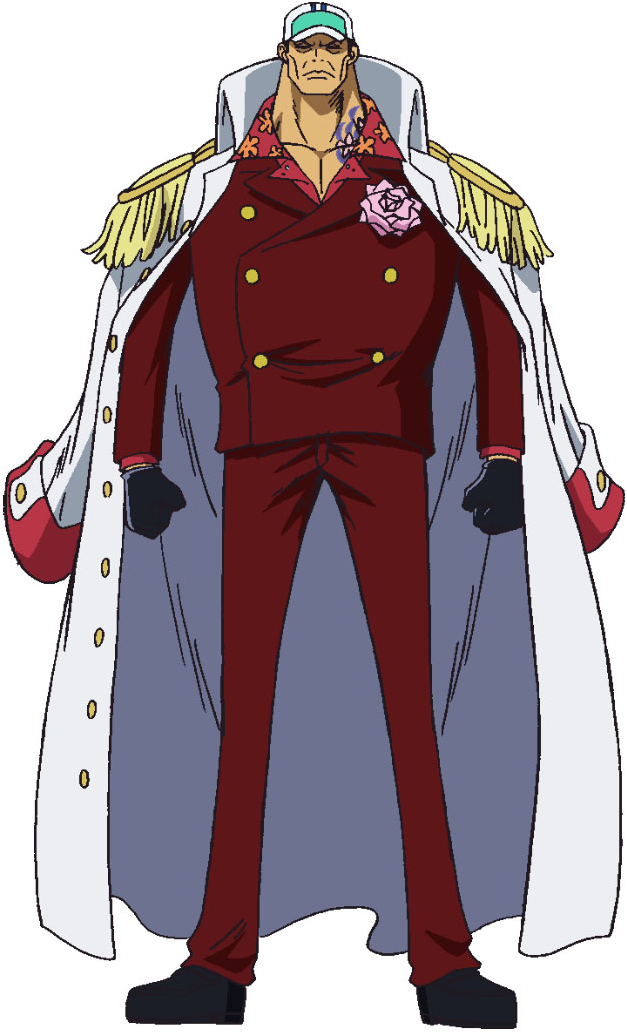 One Piece Admiral Akainu Cosplay, Men's Fashion, Tops & Sets