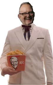 Marcos Witt as the next Colonel Sanders in the upcoming KFC TV commercial