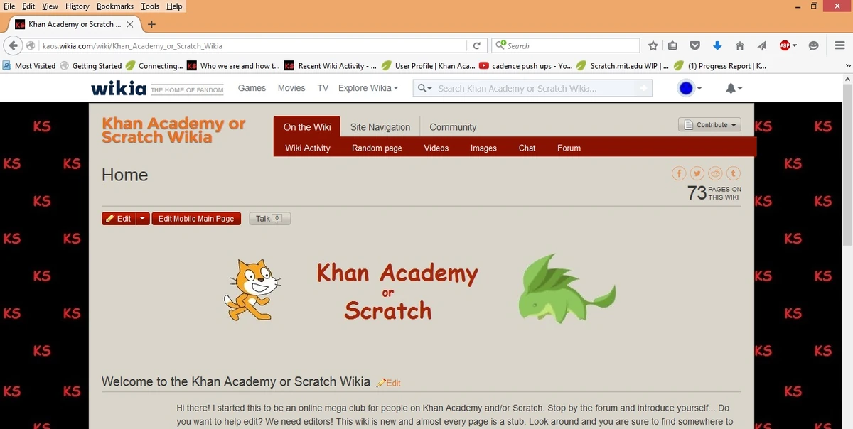 Khan Academy or Scratch Wiki Khan Academy Chat Wikia Fandom