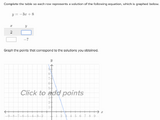 Graphing solutions to two-variable linear equations