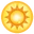Sun badge