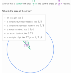 Areas of circles and sectors | Khan Academy Wiki | Fandom