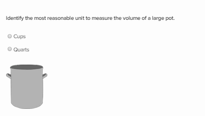 Estimating volume cups pints quarts and gallons Khan