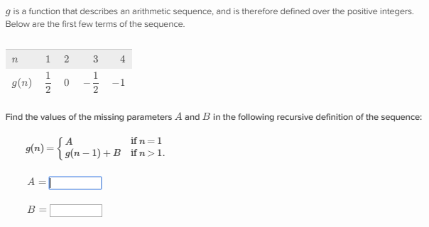 arithmetic sequence formula