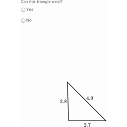 triangle inequality theorem range