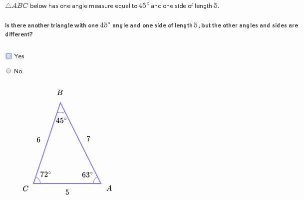 Constructing Triangles & Triangle Theorem (SSS) Game