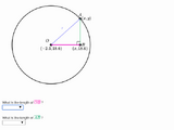 Pythagorean theorem and the equation of a circle