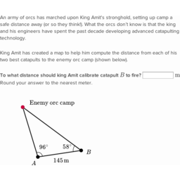 cosine triangle problem