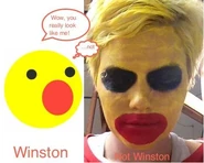 Pamela's Winston Halloween costume