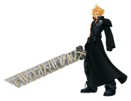 Cloud Strife (X, Kingdom Hearts, Chain of Memories, coded)