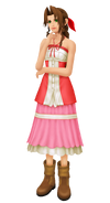 Render di Aerith in KH2