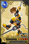 Carta di Sora Fusione Triade in Kingdom Hearts X