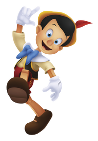 Pinocchio, Kingdom Hearts, l'enciclopedia dei mondi Wiki