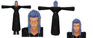 Artwork grafico di Saix (Berserk) e Saix (normale)