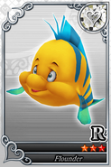 Carta di Flounder in Kingdom Hearts X