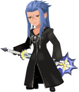 Render di Dati Copia di Saix con la sua arma in Union X