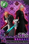 Carta del Maestro Xehanort, assieme al Giovane Xehanort, in Kingdom Hearts X