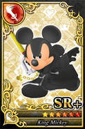 Carta di Re Topolino (con gli abiti dell'Org.XIII) in Kingdom Hearts X