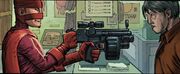 Red Mist Commiting The First Super Crime.