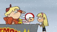 Kick stopping Gunther from helping Kendall onto the sleigh ("Snowpocalypse!")