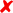Red X