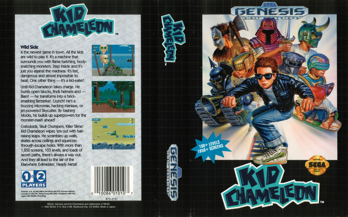家庭用ゲームソフト CHAMELEON KID [MD] Kid Chameleon for Sega Mega Drive / Sega Genesis