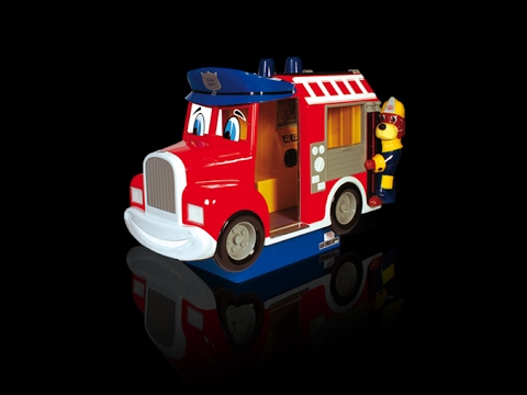 Kiddie ride fire truck new arrivals