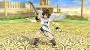 Pit disassembling the Palutena Bow.