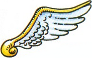 Artwork of the Wings of Pegasus.