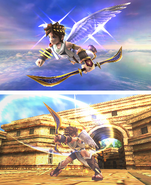 Screencap of the Palutena Bow.