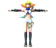 Modelo de Ámbar en Smash Bros 4. (Wii U)