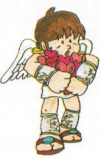 Artwork de Pit con los corazones en Kid Icarus