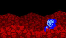 The  Easter egg, which can be triggered on the "I'm Finished!" screen.