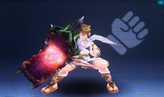 The End-All Arm splitting open during attack.