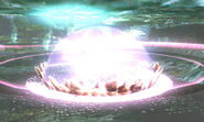 Explosión de la bomba génesis en SSB4 (3DS)