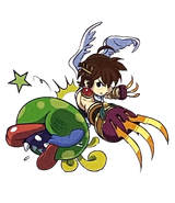 Artwork of Pit from the Manual of Kid Icarus Uprising