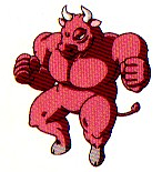 Artwork of the Minotaur.