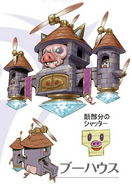 Concept art of Fort Oink from Uprising.
