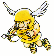 A Centurion as he appears in the original Kid Icarus.