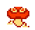 Sprite de Amorfongo rojo en Kid Icarus.